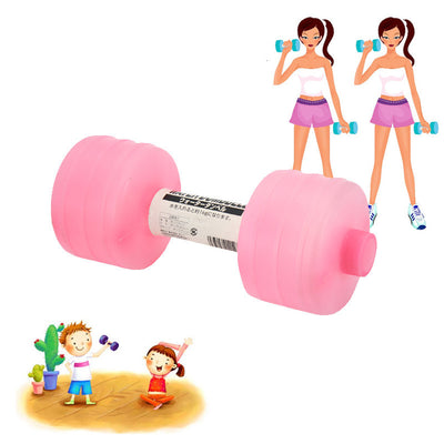 Body Building Water Dumbbell Weight Slimming Fitness Gym Equipment
