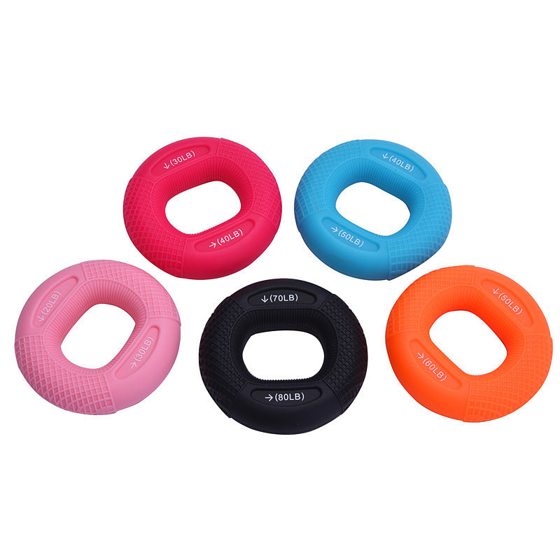 Silicone Grip Device Training Arm Muscle Strength Rehabilitation Ring