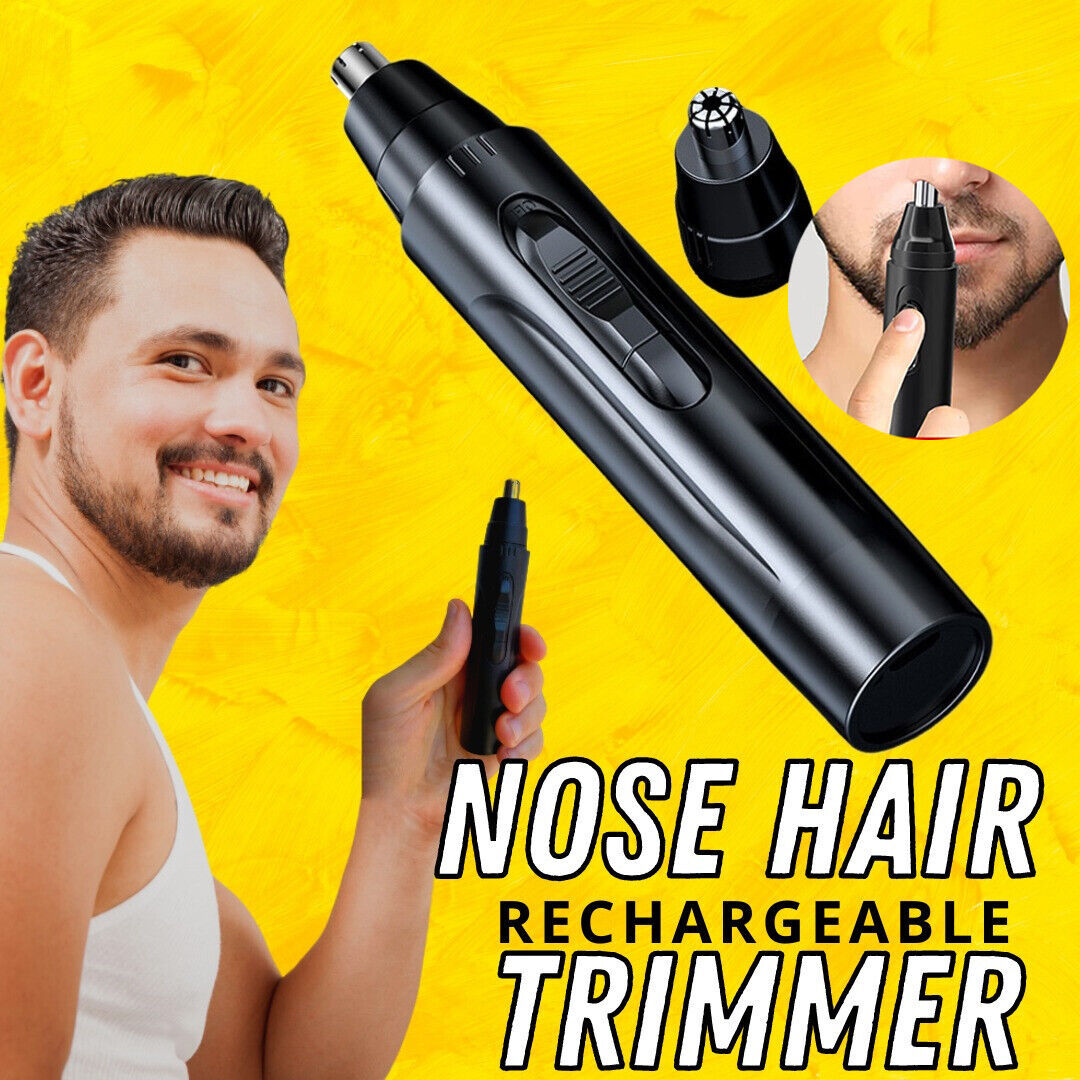 Men Electric Ear Hair Trimmer Eyebrow Shaver Nose Hair Clipper Groomer