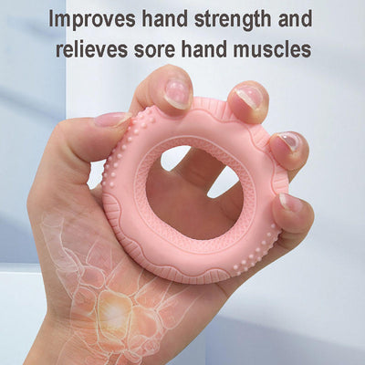 Silicone Adjustable Hand Grip Arm Strength Exercise 