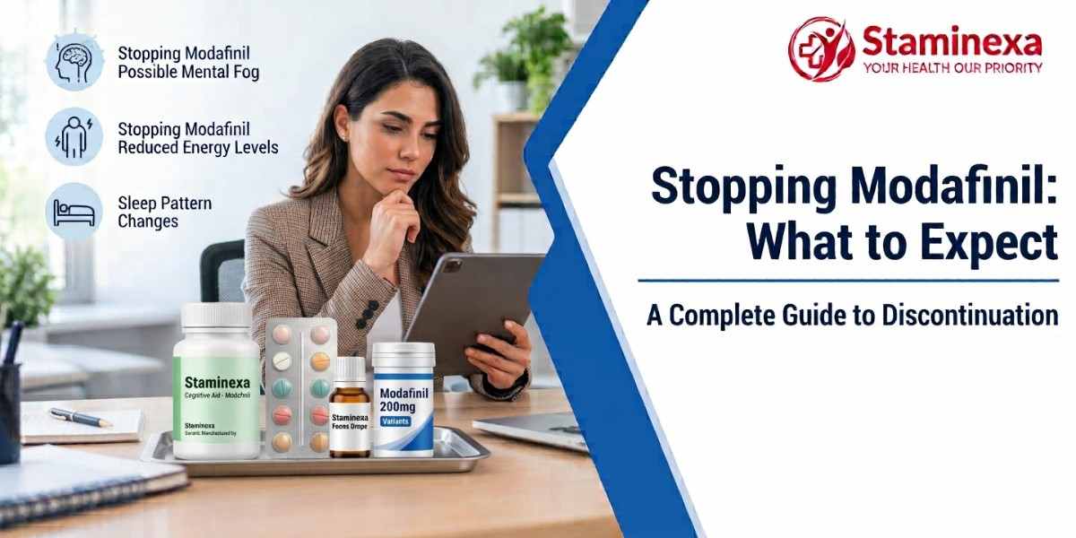 Stopping Modafinil: What to Expect guide by Staminexa