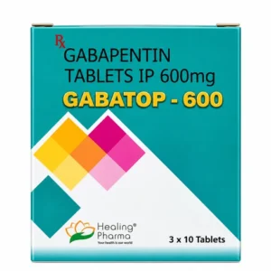 Gabatop 600 mg Tablet contains gabapentin, a medicine used to manage certain types of nerve pain and specific forms of epilepsy.